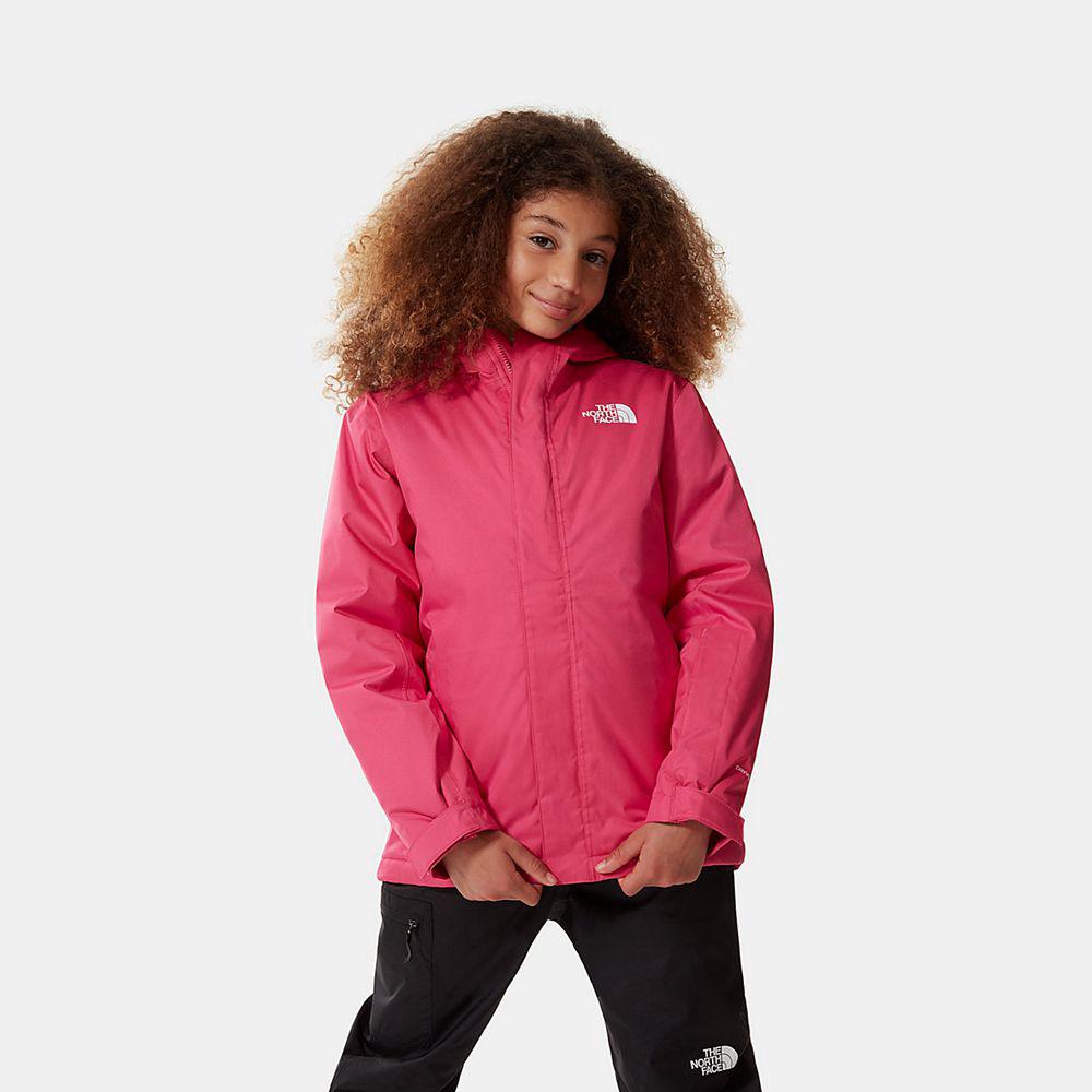 The North Face Snow Quest Zip-In Παιδικα Σακάκι - Ροζ (RIEX19386)